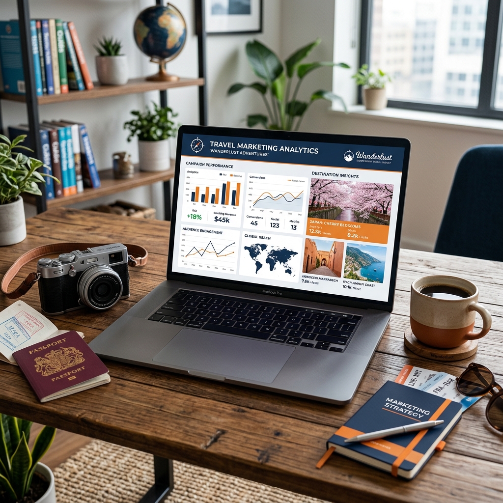 Estrategia de SEO y marketing digital para agentes de viajes independientes